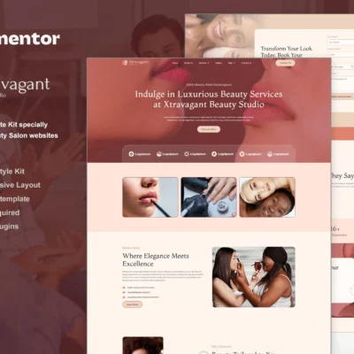 Beauty Salon Website Template