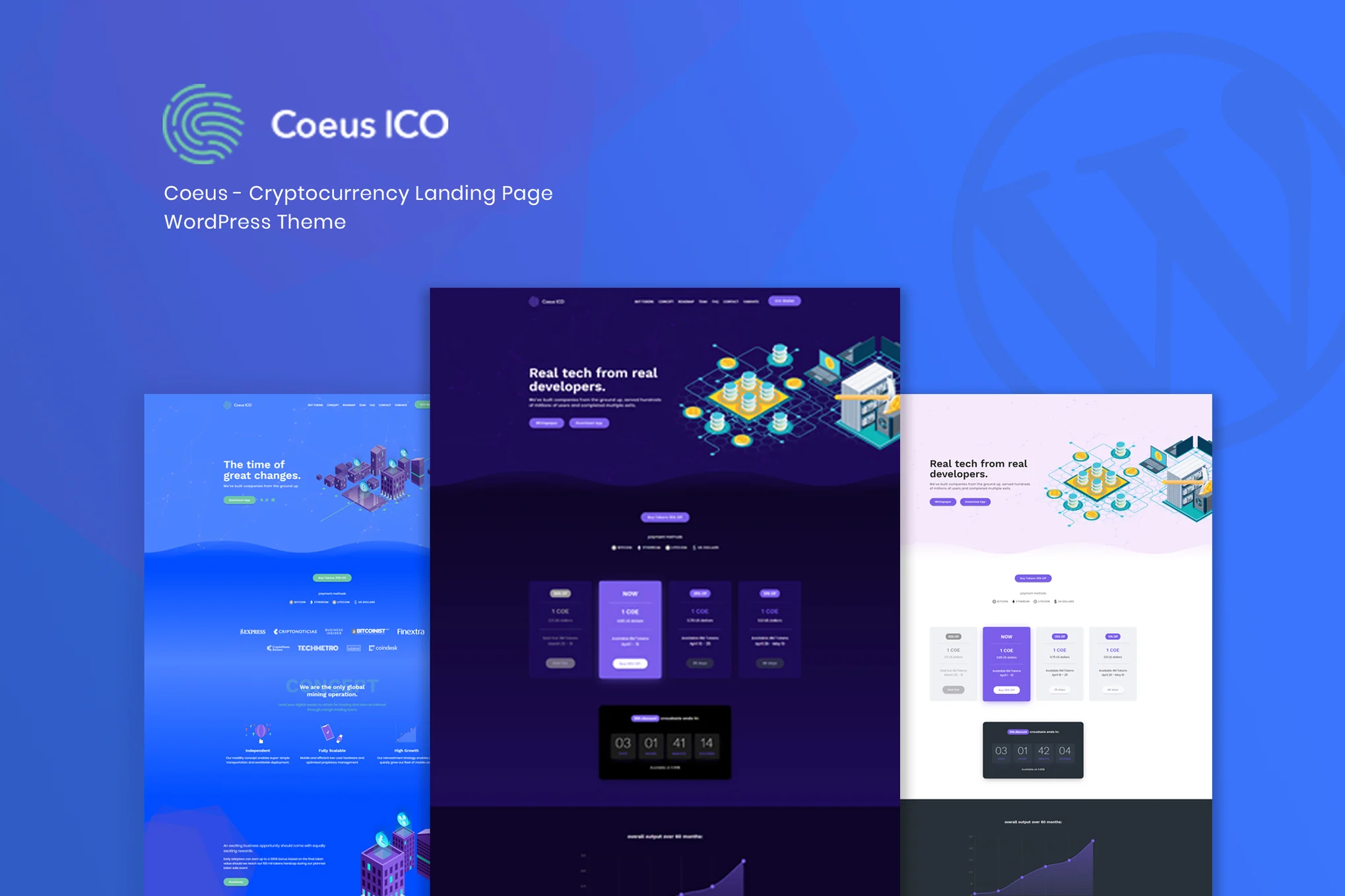 Crypto Landing Page Template