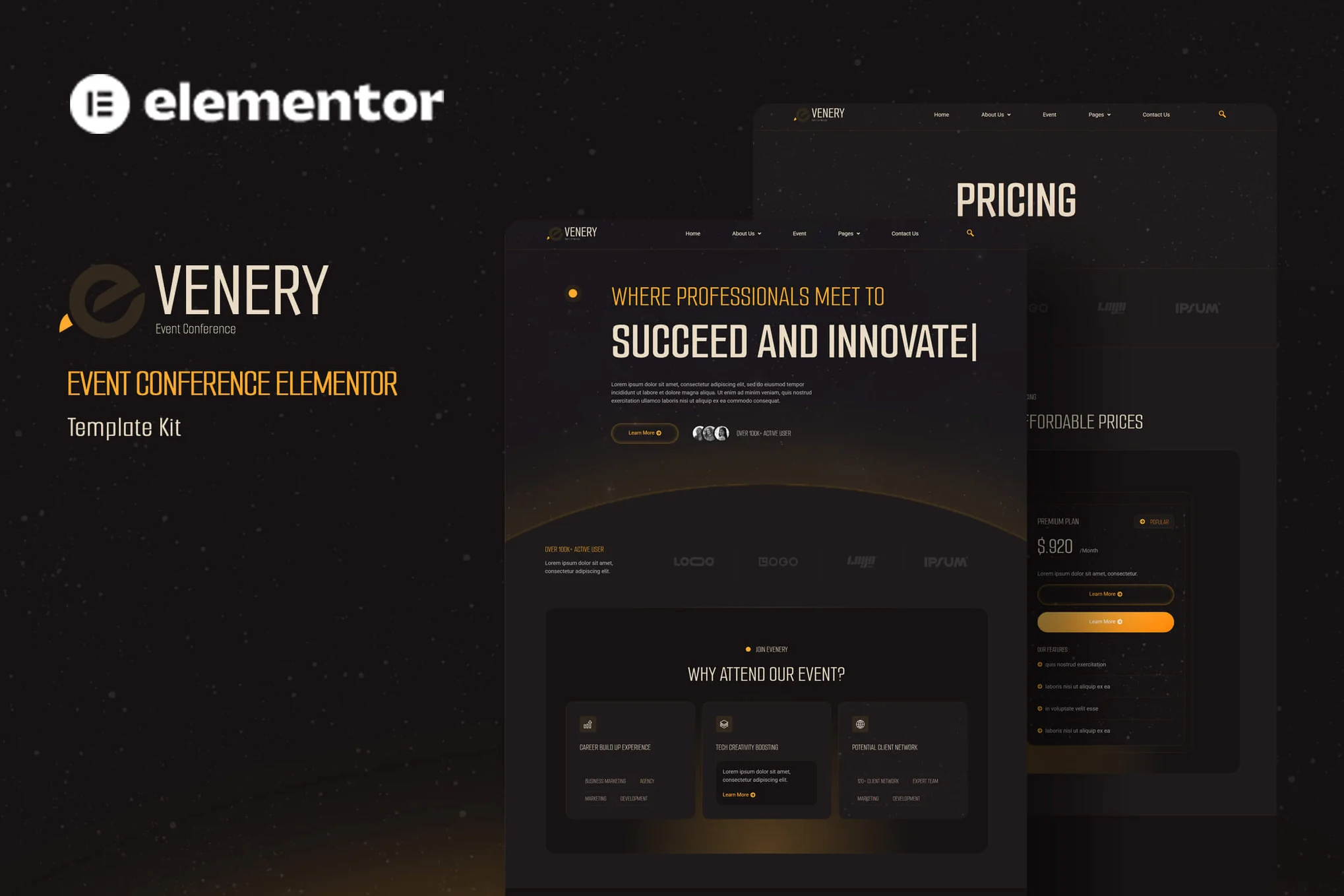 Event & Conference Website Template