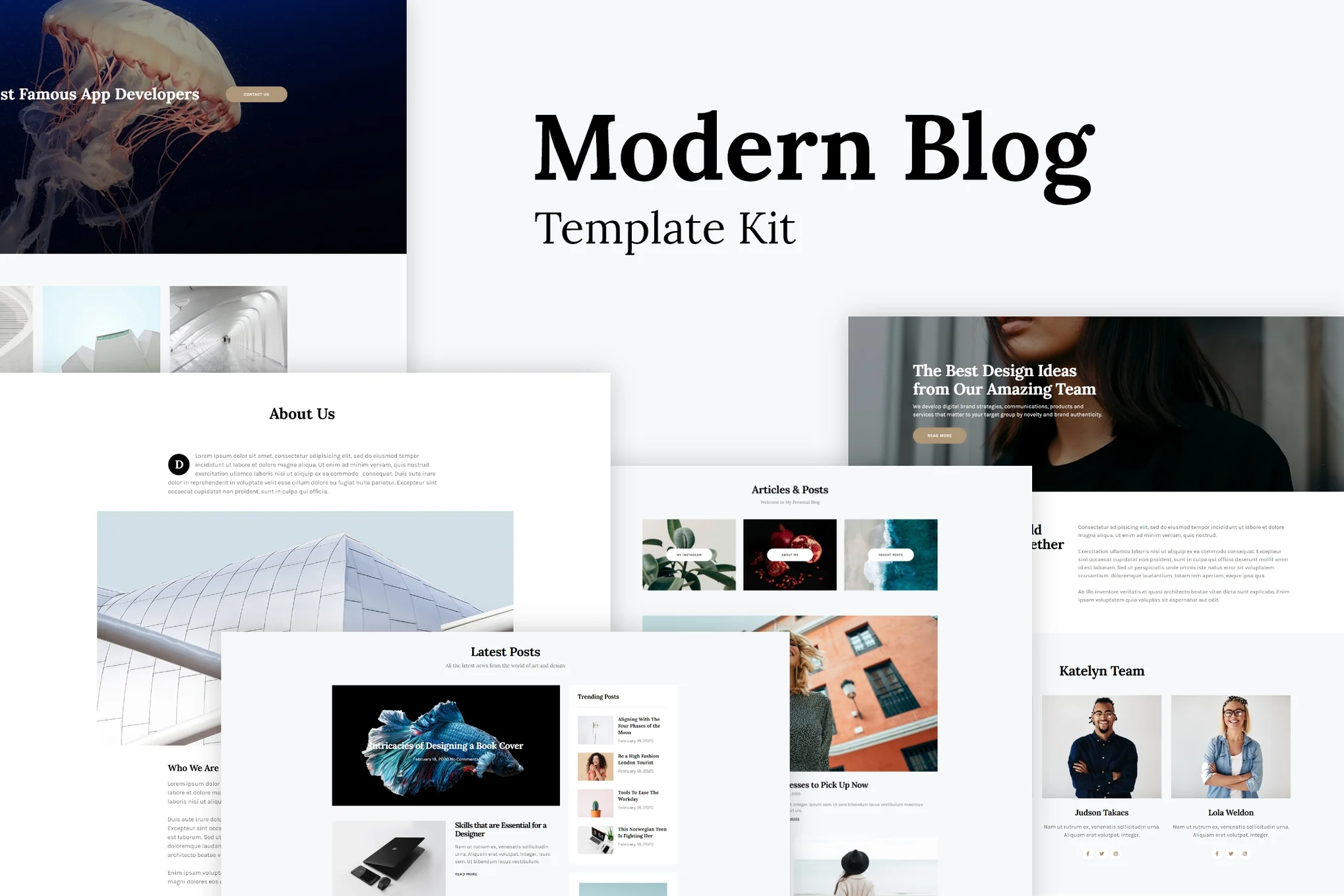 Personal Blog Website Template
