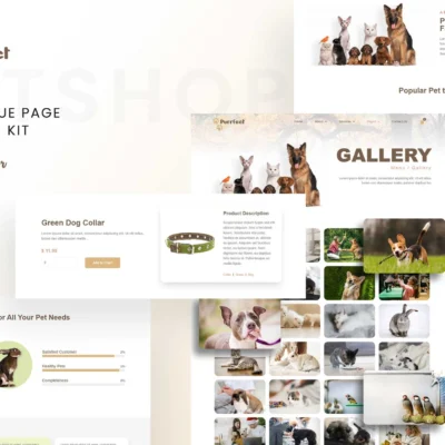 Pet Shop Website Template