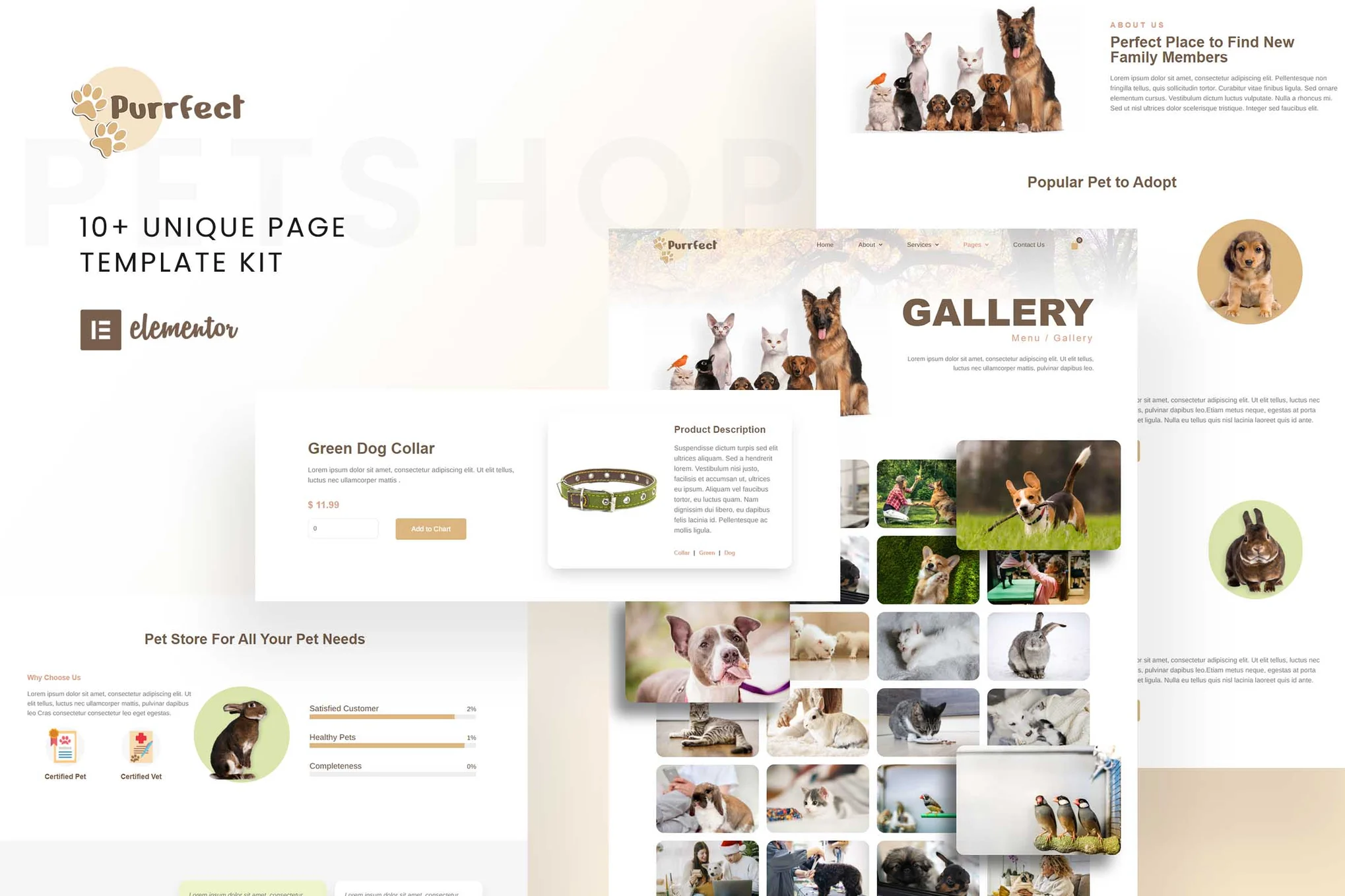 Pet Shop Website Template
