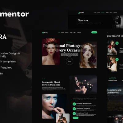 Photographer Portfolio Website Template