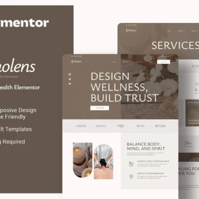 Spa & Wellness Website Template