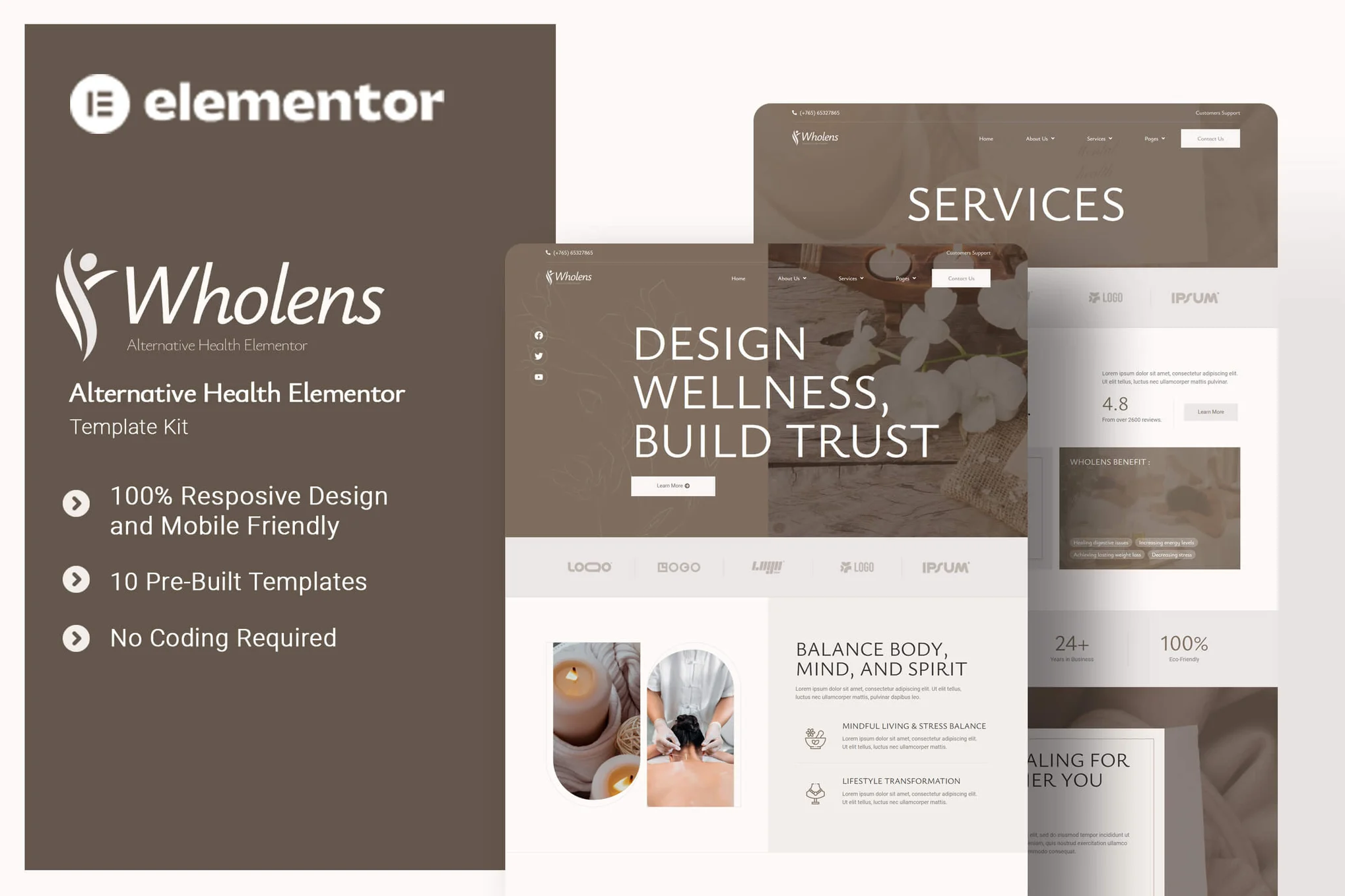 Spa & Wellness Website Template